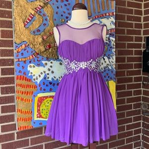 B. Darlin Embellished Purple Dress